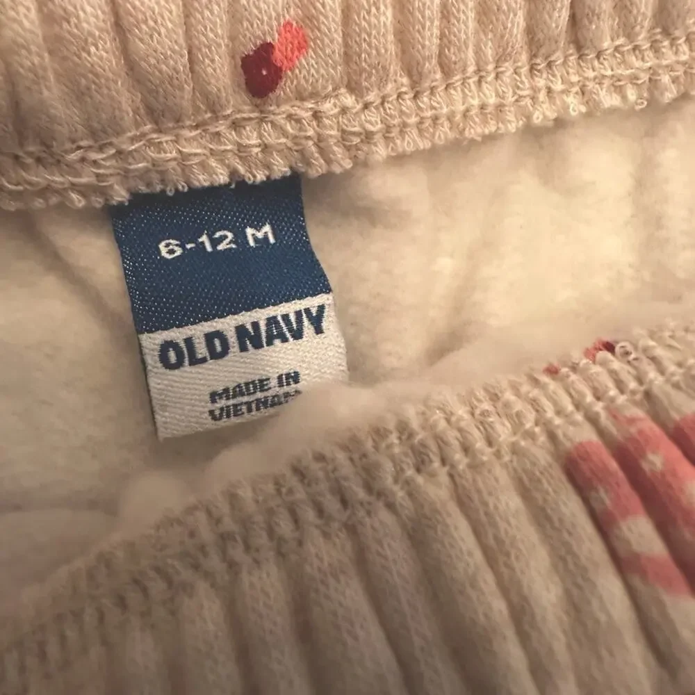 Old Navy Baby Girl Bodysuit Bundle 3 Pc NWT 12-18M Pink Floral Cotton